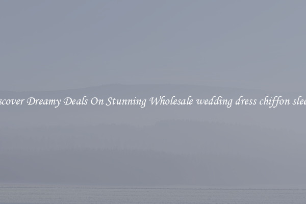 Discover Dreamy Deals On Stunning Wholesale wedding dress chiffon sleeves