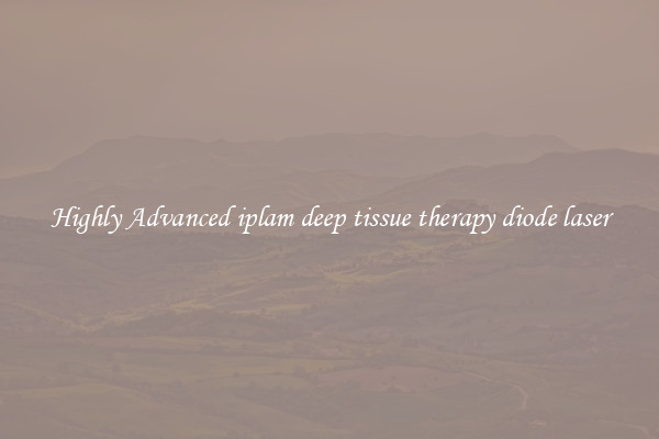 Highly Advanced iplam deep tissue therapy diode laser