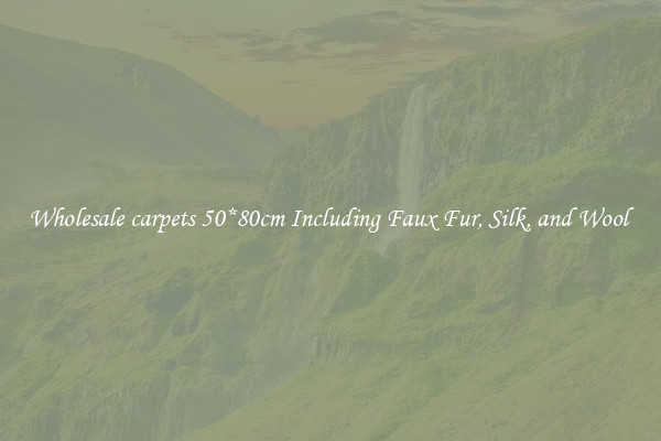 Wholesale carpets 50*80cm Including Faux Fur, Silk, and Wool 