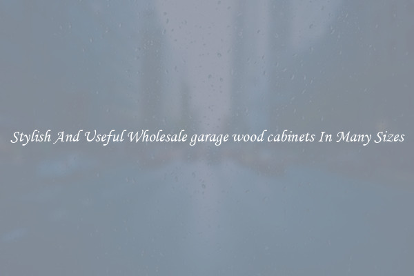 Stylish And Useful Wholesale garage wood cabinets In Many Sizes
