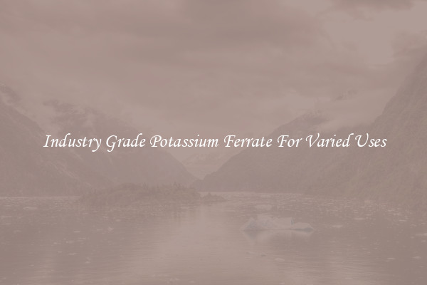 Industry Grade Potassium Ferrate For Varied Uses
