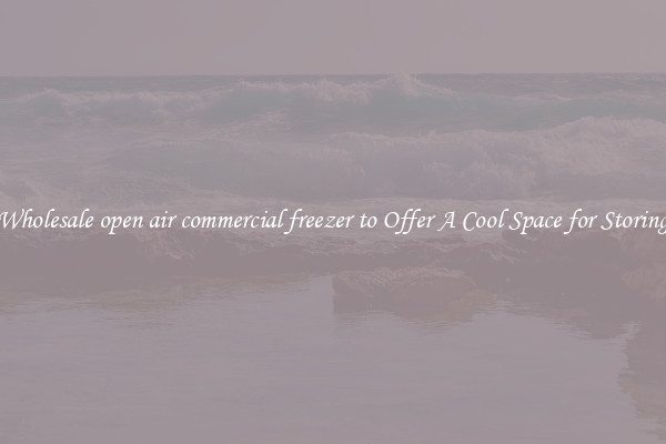 Wholesale open air commercial freezer to Offer A Cool Space for Storing