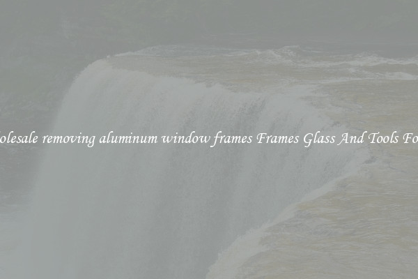 Get Wholesale removing aluminum window frames Frames Glass And Tools For Repair